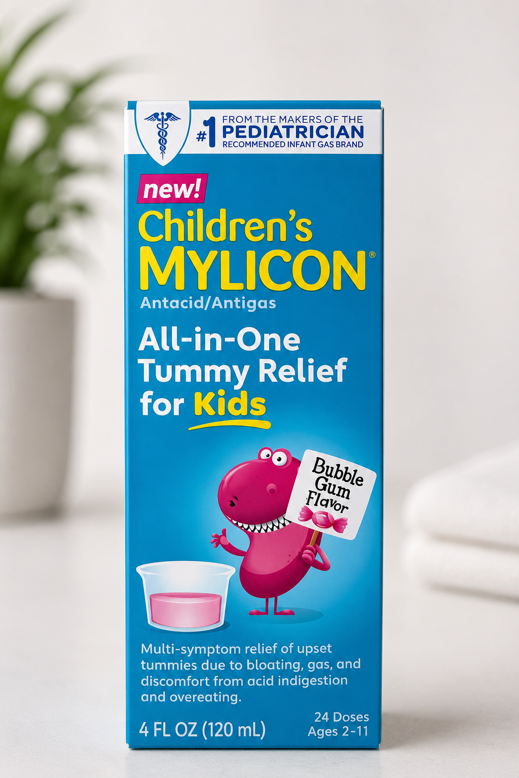 Children’s Mylicon All-in-One Tummy Relief for Kids – Alivio Integral para el Malestar Estomacal Infantil