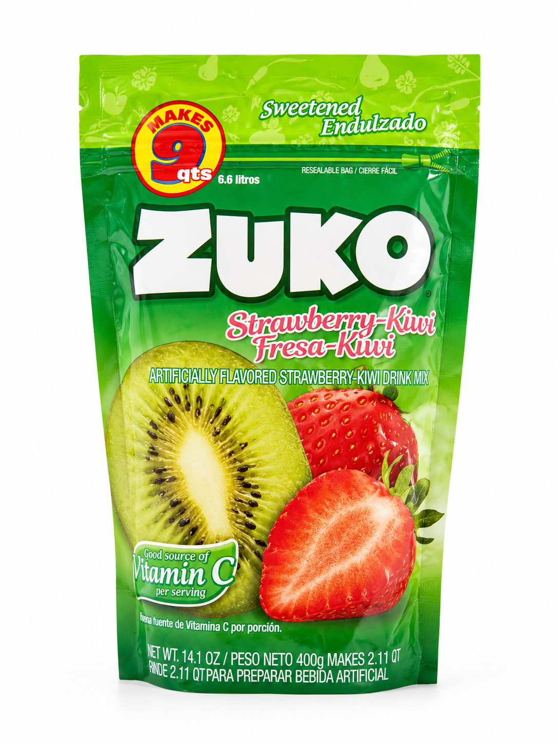 Zuko Fresa-Kiwi Endulzado